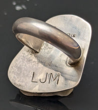 Load image into Gallery viewer, Malachite Sterling Silver Ring- Size 7