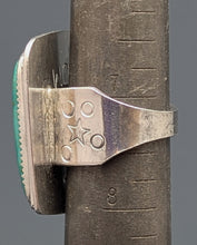 Load image into Gallery viewer, Turquoise 30ct Sterling Silver Ring size 7.5