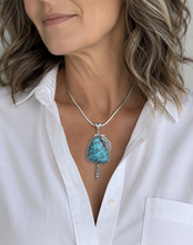 Load image into Gallery viewer, Turquoise 53ct with Morning Sun Katsina Charm