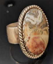 Load image into Gallery viewer, Agate Ring size 8