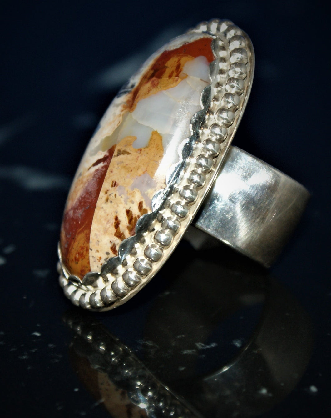 Agate Ring Size 9