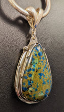 Load image into Gallery viewer, Azurmalachite Sterling Silver Pendant 30 cts