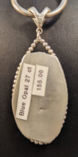 Load image into Gallery viewer, Blue Opal Sterling Silver Pendant