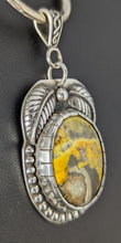 Load image into Gallery viewer, Bumblebee Jasper Sterling Silver Pendant