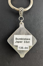 Load image into Gallery viewer, Bumblebee Jasper Sterling Silver Pendant