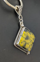 Load image into Gallery viewer, Bumblebee Jasper Sterling Silver Pendant
