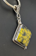 Load image into Gallery viewer, Bumblebee Jasper Sterling Silver Pendant