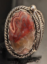 Load image into Gallery viewer, Crazy Lace Agate Sterling Silver Ring size 6