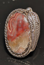 Load image into Gallery viewer, Crazy Lace Agate Sterling Silver Ring size 6