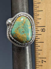 Load image into Gallery viewer, Turquoise- Cripple Creek Sterling Silver ring Size 6