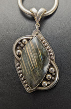 Load image into Gallery viewer, Labradorite Sterling Silver Pendant-40 ct