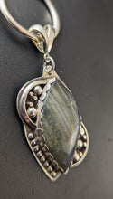 Load image into Gallery viewer, Labradorite Sterling Silver Pendant-40 ct