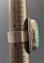 Load image into Gallery viewer, Turquoise Sterling Silver Ring- Nacozari size 8.5
