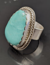Load image into Gallery viewer, Turquoise Sterling Silver Ring- Nacozari size 8.5