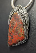 Load image into Gallery viewer, Red Jasper Sterling Silver Pendant