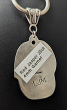 Load image into Gallery viewer, Red Jasper Sterling Silver Pendant with 4mm Garnet