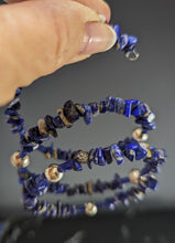 Load image into Gallery viewer, Sodalite with Lapis Wrap Bracelet
