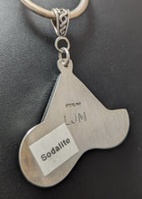 Load image into Gallery viewer, Sodalite Sterling Silver Triangle Pendant