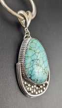 Load image into Gallery viewer, Turquoise Sterling Silver Pendant-22 ct