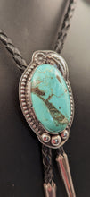 Load image into Gallery viewer, Turquoise Sterling Silver Bolo Tie-35 ct
