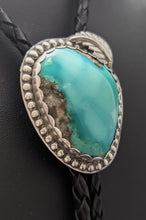 Load image into Gallery viewer, Turquoise Sterling Silver Bolo Tie-48 ct