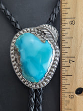 Load image into Gallery viewer, Turquoise Sterling Silver Bolo Tie-48 ct