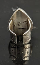 Load image into Gallery viewer, Turquoise 20 ct Sterling Silver Ring-adjustable