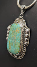 Load image into Gallery viewer, Turquoise Sterling silver Pendant- 60 ct Nevada #8