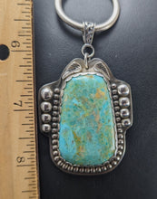 Load image into Gallery viewer, Turquoise Sterling silver Pendant- 60 ct Nevada #8