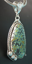 Load image into Gallery viewer, Turquoise Sterling Silver Pendant-22 carats