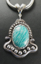 Load image into Gallery viewer, Sterling silver amazonite pendant
