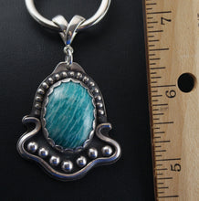 Load image into Gallery viewer, Amazonite Sterling Silver Pendant 30 carats