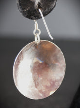 Load image into Gallery viewer, Earrings Sterling Silver Speckled Dome