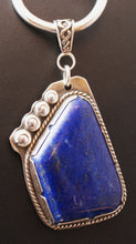 Load image into Gallery viewer, Lapis Lazuli Sterling Silver Pendant- 67 cts