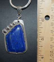 Load image into Gallery viewer, Lapis Lazuli Sterling Silver Pendant- 67 cts