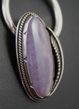 Load image into Gallery viewer, Purple Agate Sterling Silver Pendant