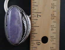 Load image into Gallery viewer, Purple Agate Sterling Silver Pendant