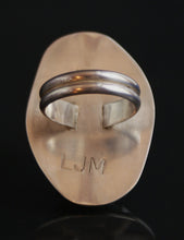 Load image into Gallery viewer, Thulite Sterling Silver Ring- 30 carats- size 7.5