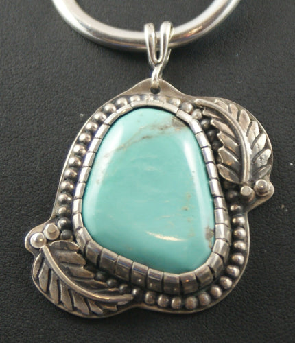 Nacozari Turquoise Sterling Silver Pendant
