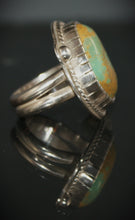 Load image into Gallery viewer, Turquoise- Cripple Creek Sterling Silver ring Size 6