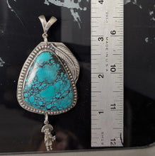 Load image into Gallery viewer, Turquoise 53ct with Morning Sun Katsina Charm
