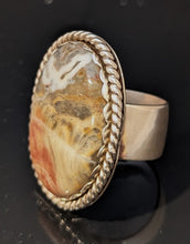 Load image into Gallery viewer, Agate Ring size 8
