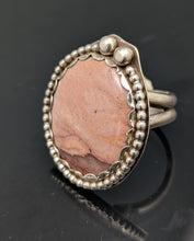 Load image into Gallery viewer, Rhodonite Sterling Silver Ring-Size 10
