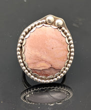 Load image into Gallery viewer, Rhodonite Sterling Silver Ring-Size 10
