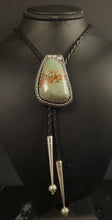 Load image into Gallery viewer, Turquoise Sterling Silver Bolo Tie-88 cts
