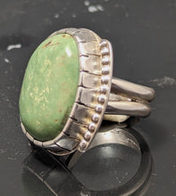 Load image into Gallery viewer, Turquoise Sterling Silver Ring size 7

