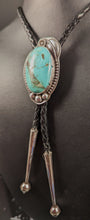 Load image into Gallery viewer, Turquoise Sterling Silver Bolo Tie-35 ct
