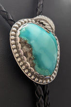 Load image into Gallery viewer, Turquoise Sterling Silver Bolo Tie-48 ct

