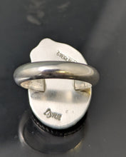 Load image into Gallery viewer, Malachite Sterling Silver Ring size 6
