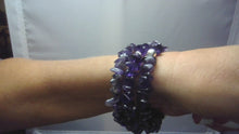 Load and play video in Gallery viewer, Amethyst 3-Strand Bracelet
